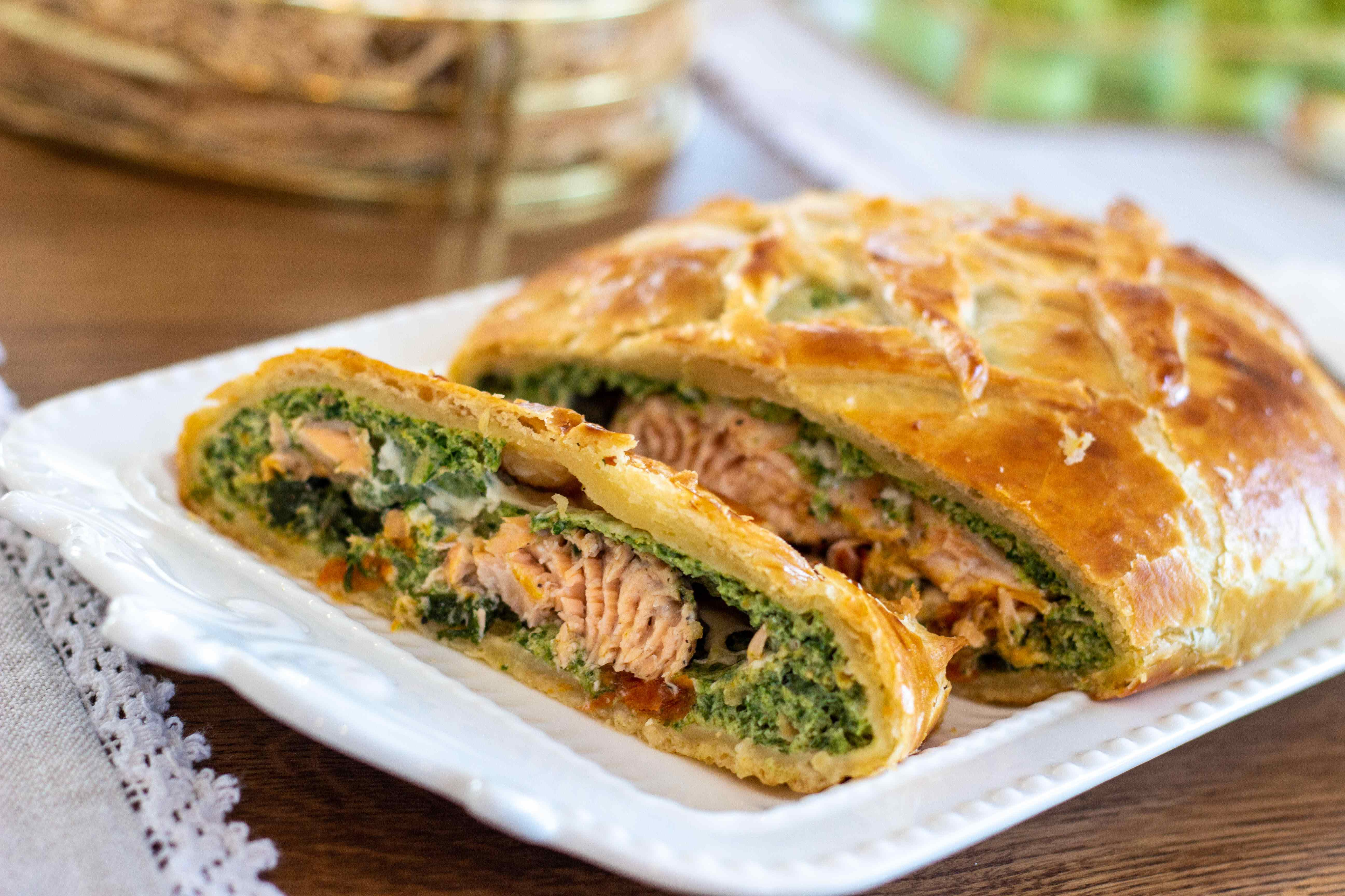 (Pas sau šefas) Lašišos "velingtonas" (min. kiekis 4 porc. * 18 eur.)