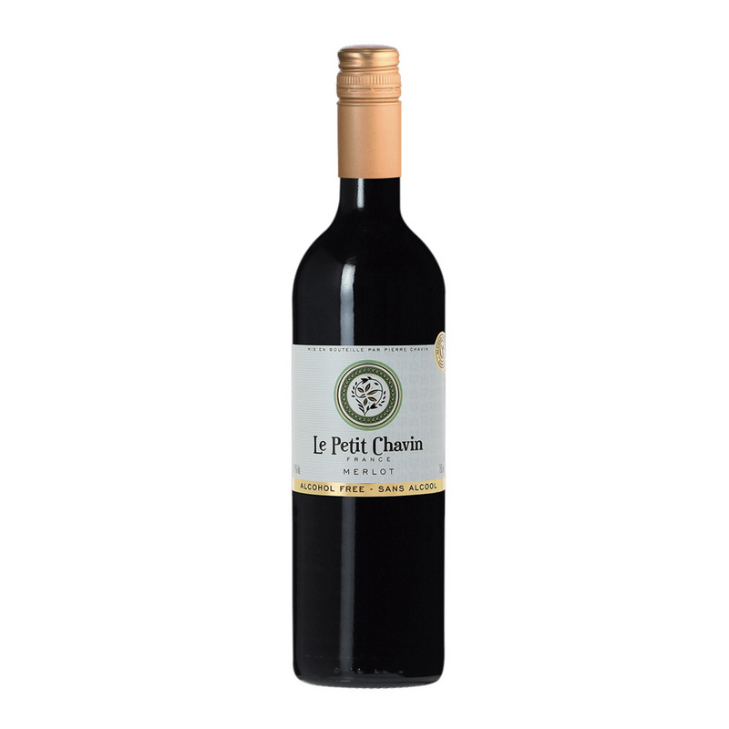LE PETIT CHAVIN Boisson Merlot 0,75l (nealkoholinis, raudonas , sausas vynas)