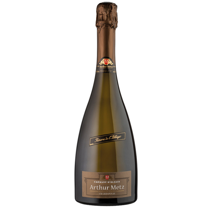ARTHUR METZ Res Abbaye Cremant Reserve Chardonnay Brut AOP 0,75l (baltas , sausas, putojantis vynas, Prancūzija)