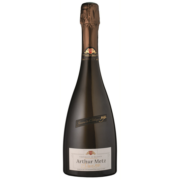 ARTHUR METZ Res Abbaye Reserve Blanc de Noir Brut AOP 0,75l (baltas , sausas, putojantis vynas, Prancūzija)