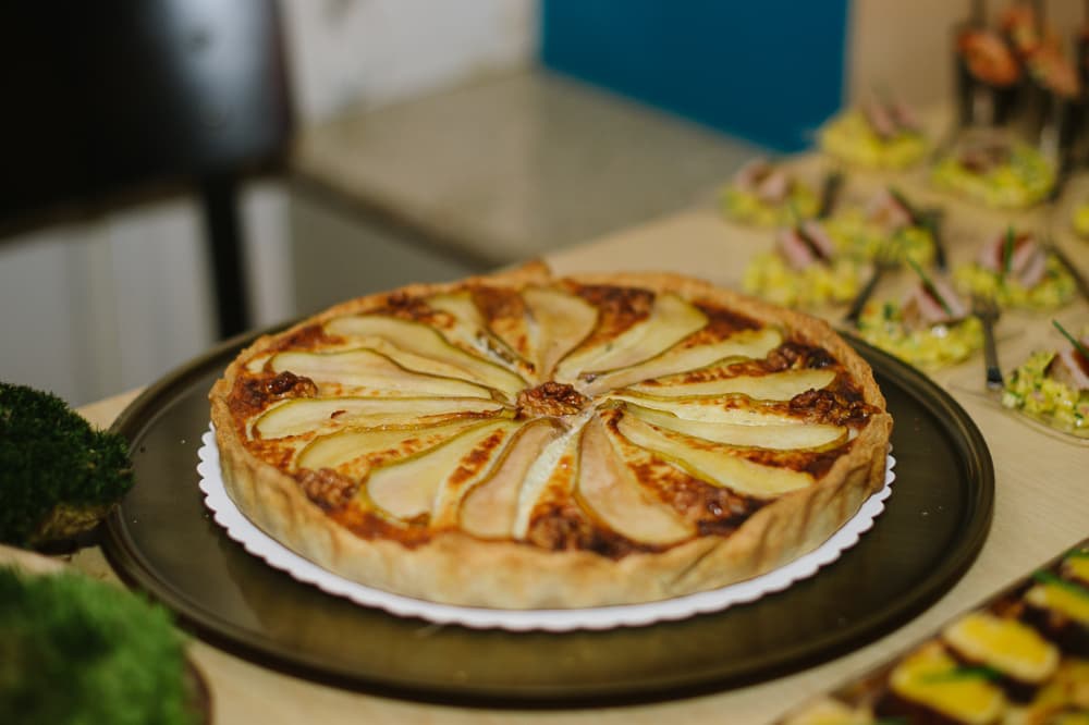 (Quiche) Kyšas su mėlynojo pelėsio sūriu, kriaušėmis thumbnail 2